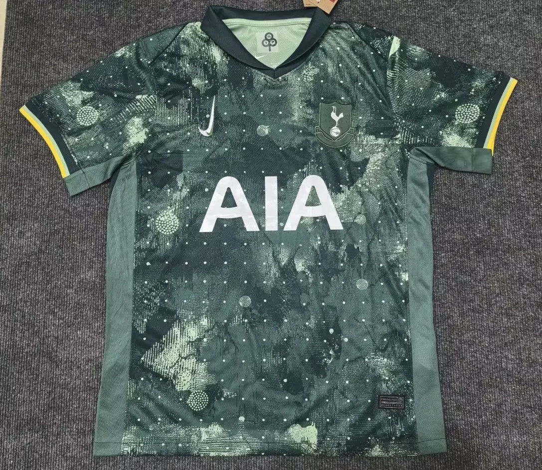AAA Quality Tottenham 24/25 Third Green Leaked Soccer Jersey